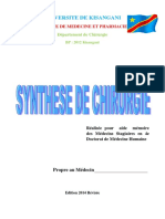 Synthese de Chirurgie 