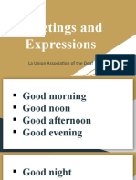 5 Greetings and Expressions