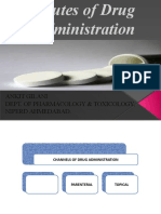 Routes of Drug Administration