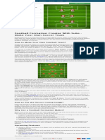 Football Formation Creator - Make Your Team and Share Tactics