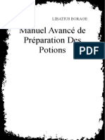 Manuel de Potions