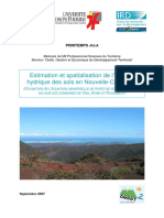 Estimation Et Spatialisation de L'érosion Hydrique Des Sols en Nouvelle-Calédonie