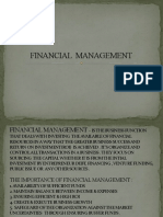 Overview of Financial Management