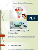 The Functions of Financial Management