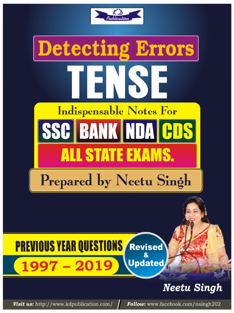 2 - Tense Common Error - PMD (8) 20201028093840 | PDF | Cost Of Living