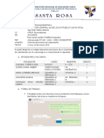 Informe de Subsanación