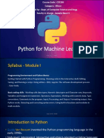 M1 - Python For Machine Learning - Maria S