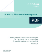 Le Diagnostic Fi Nancier: L'analyse de L'activité, de La Structure Fi Nancière Et de La Rentabilité