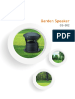 Compact Outdoor Garden Speaker GS-302