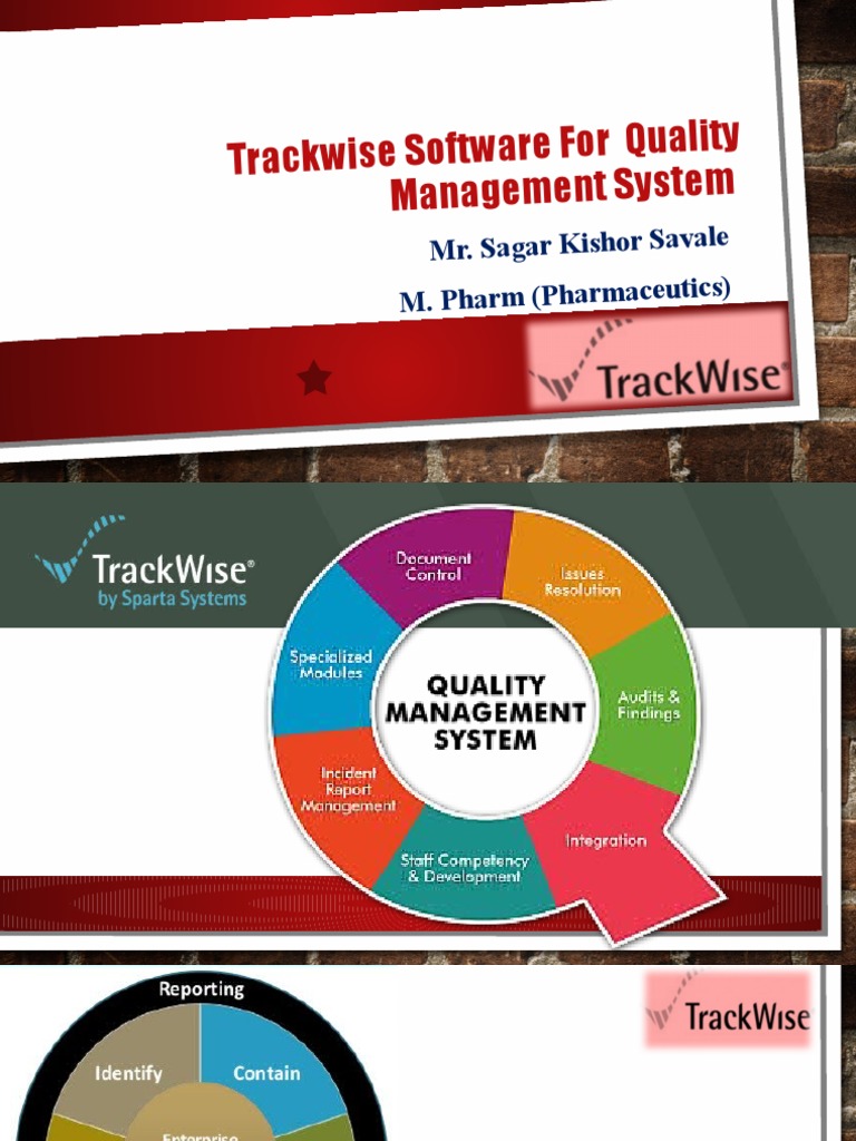 Trackwise Software For Quality Management System PDF