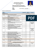 Form 2 Ta Dofredo-Teaching Rubric