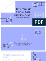 Akidah (Licik, Tamak, Zalim, Diskriminasi)