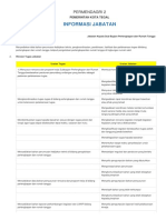 Informasi Jabatan: Permendagri 2