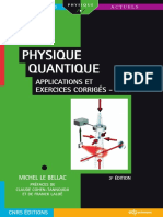 Physique Quantique - Tome 2, Applications Et Exercices Corrigés (PDFDrive)