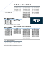 Jadwal Penerbangan