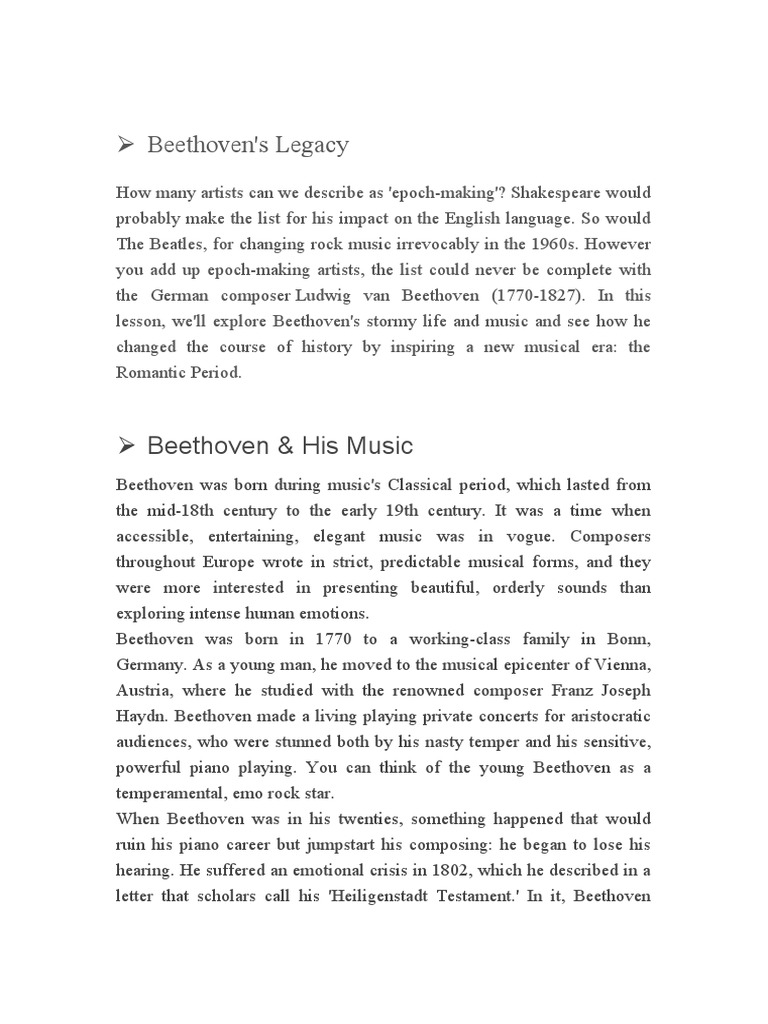 Classical Composers | PDF | Classical Period (Music) | String Quartet