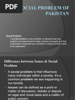 Social Problem in Pakistan