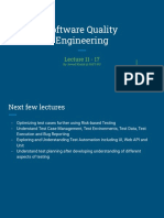 Software Quality Engineering - Lecture 11 - 17