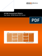 EFQM Assessment Matrix 2010 User Guide