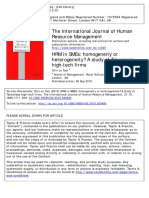 The International Journal of Human Resource Management