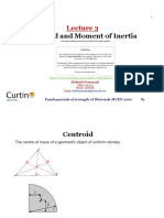 Lecture 3 Centroid and Moment of Inertia