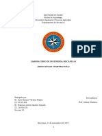 LABORATORIO DE INGENIERÍA MECÁNICA I  (MEDICIÓN DE TEMPERATURA)