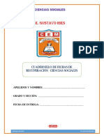 I.E. Gustavo Ries: Cuadernillo de Fichas de Recuperación Ciencias Sociales