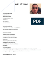 Agustin Hernan Urbano CV