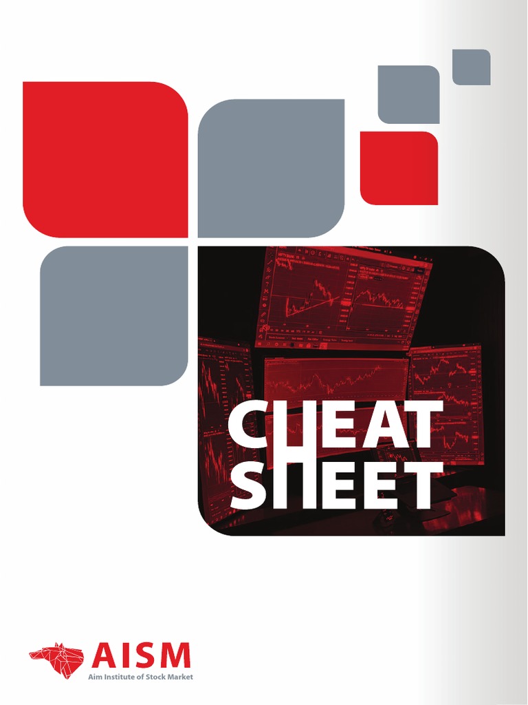 Aim institute stock market chart patterns cheat sheet pdf market