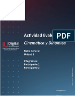 Actividad Evaluativa U1 Cinemática y Dinámica