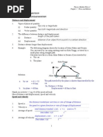 Chapter 2 Force and Motion TEACHER's GUIDE