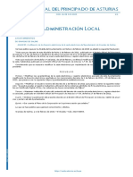 IV. Administración Local: Boletín Oficial Del Principado de Asturias