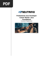 Professional Java Developer Career Starter Java Foundations Exercises %26 Supplements