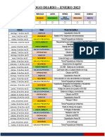 Temario del Diálogo Diario - Enero 2023