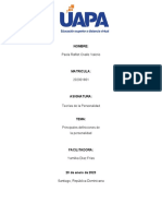 Teorías de La Personalidad. TAREA 1 y 2