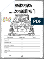 Examen Trimestre I 5°