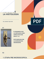 Historia de La Histología