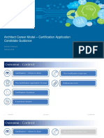 Architect Career Model - Certification Application - Candidate Guidance