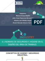 4.1normas de Seguridad Eh Higiene en El Diseño de Area de Trabajo