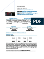 L.C.P David Cruz Hernandez: Objetivo Laboral Proposito Profesional