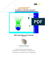 Autodyn SPH User Manual & Tutorial