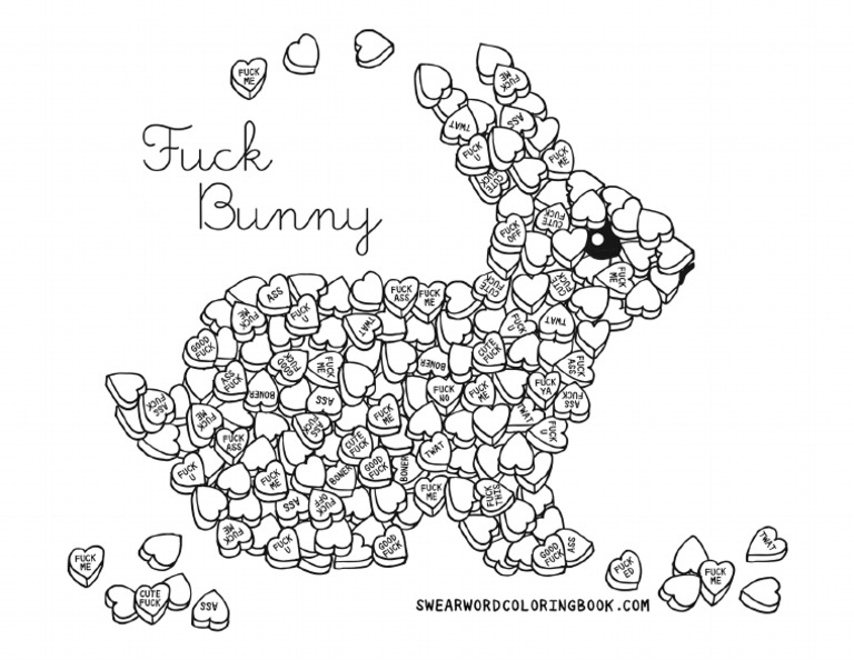 Free Kinky Coloring Page Bunny | PDF