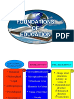 Foundations of Education Edited