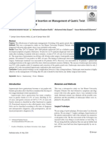 Role of Endoscopic Stent Insertion On Managmeent of Gastric Twist After Sleeve Gastrectomy