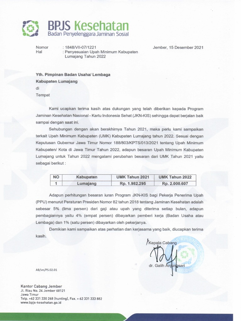 Umk Lumajang 2022 | PDF