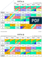 Horario Salones Junior 2023 Febrero 7