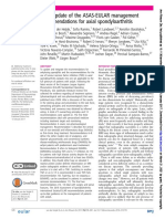 2016 Update of The ASAS-EULAR Management Recommendations For Axial Spondyloarthritis