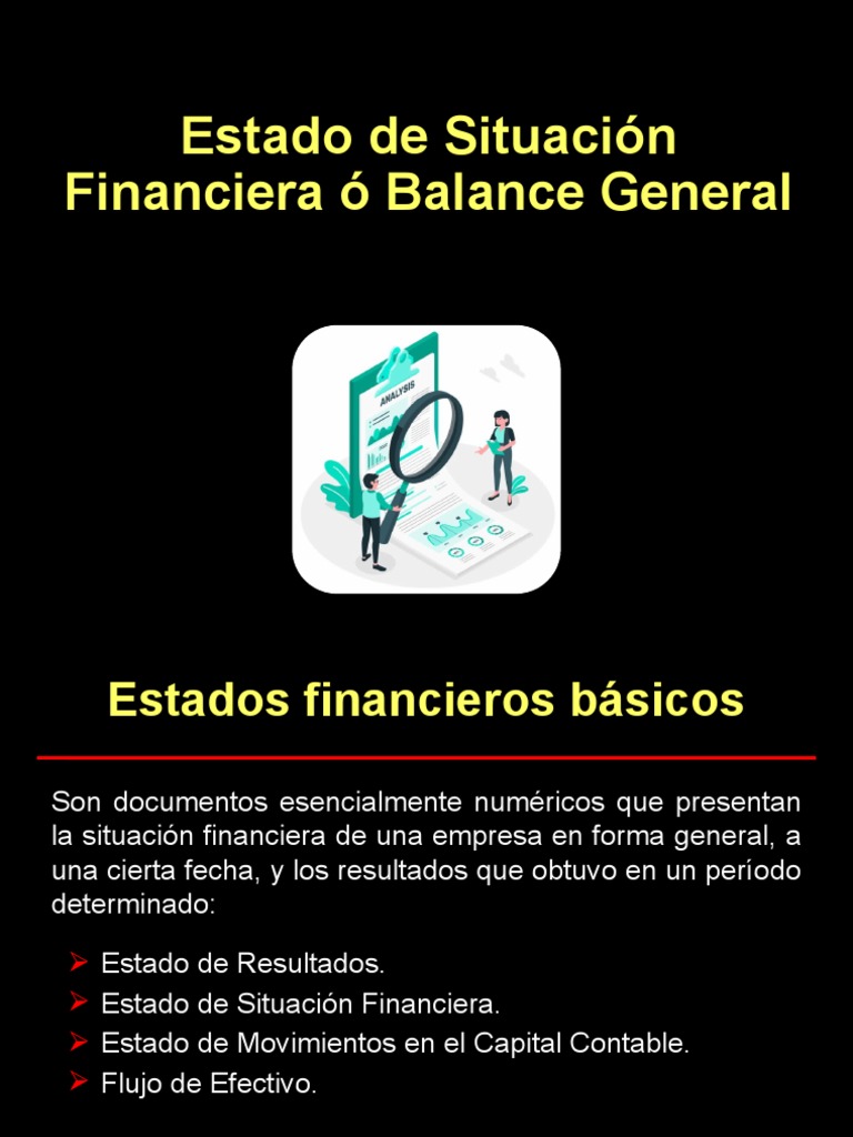 1 Estado de Situación Financiera o Balance General | PDF | Bancos ...