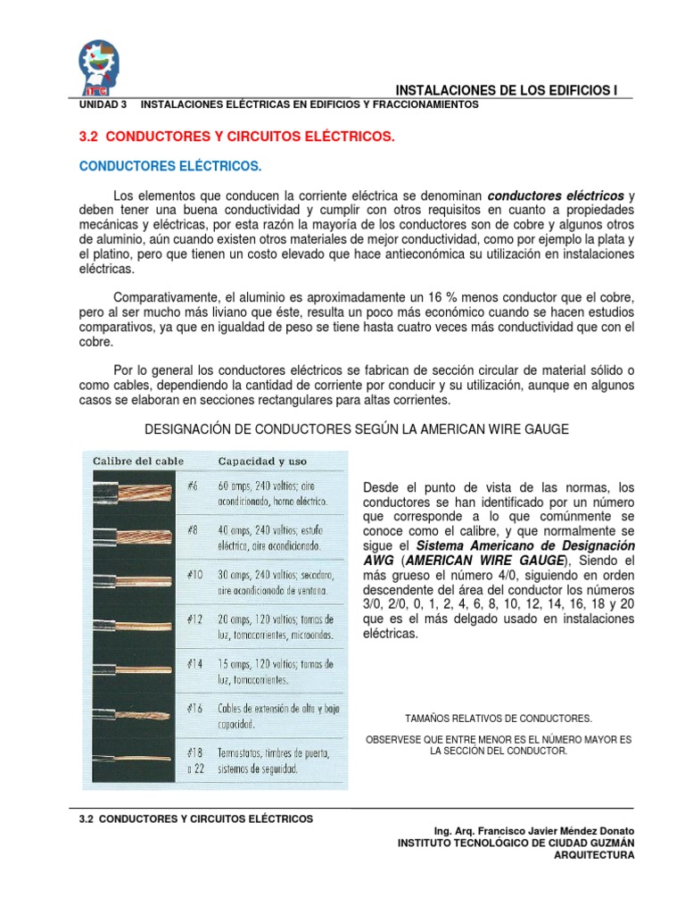 Conductores y Circuitos Eléctricos | PDF | Corriente eléctrica ...