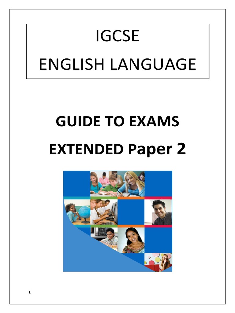 IGCSE Extended Exam Booklet PDF Question Information